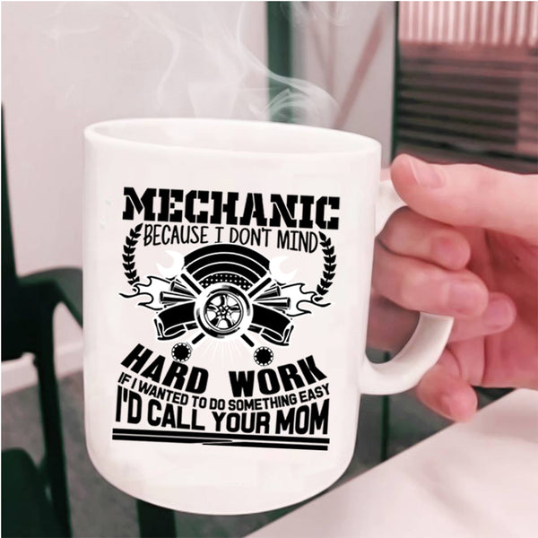Cute Mechanics Coffee Mug, Mechanic Cup