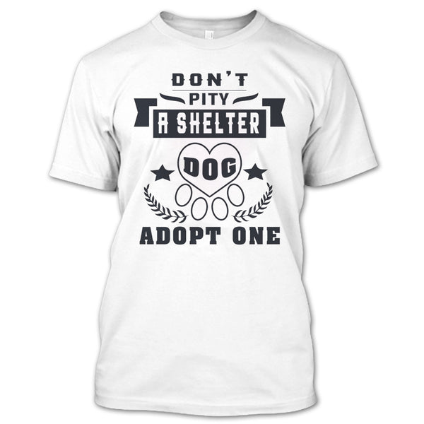 A black t-shirt with the shopify logo