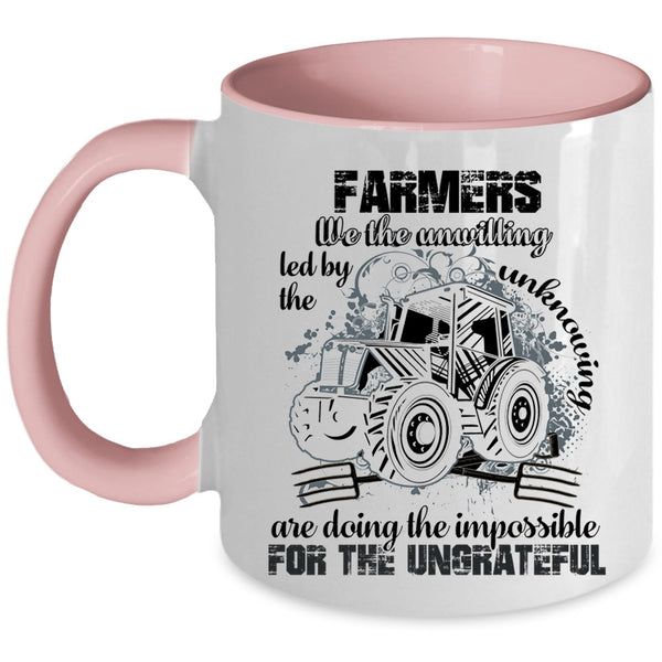 Cool Gift For Farmer Coffee Mug, Farmers Accent Mug