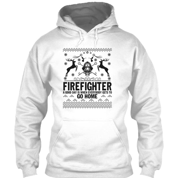 Firefighter Merry Christmas T Shirt, Merry Christmas Gift T Shirt