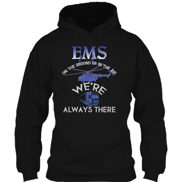 A black t-shirt with the shopify logo