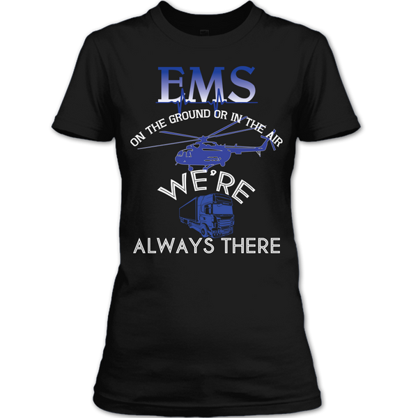 A black t-shirt with the shopify logo