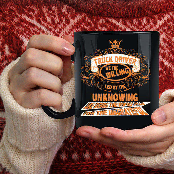 Truck Driver Coffee Mug, Cute Gift For Trucker Coffee Cup