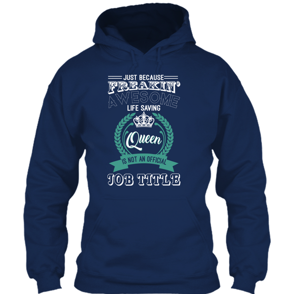 A black t-shirt with the shopify logo