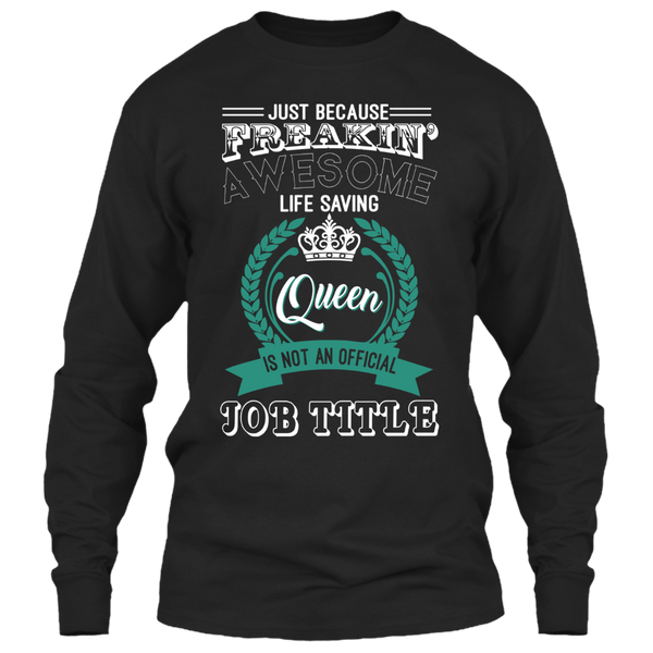 A black t-shirt with the shopify logo