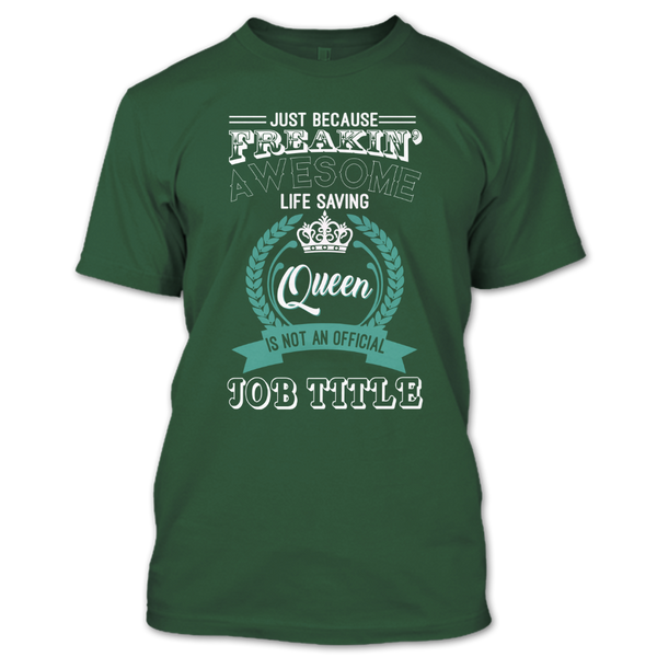 A black t-shirt with the shopify logo