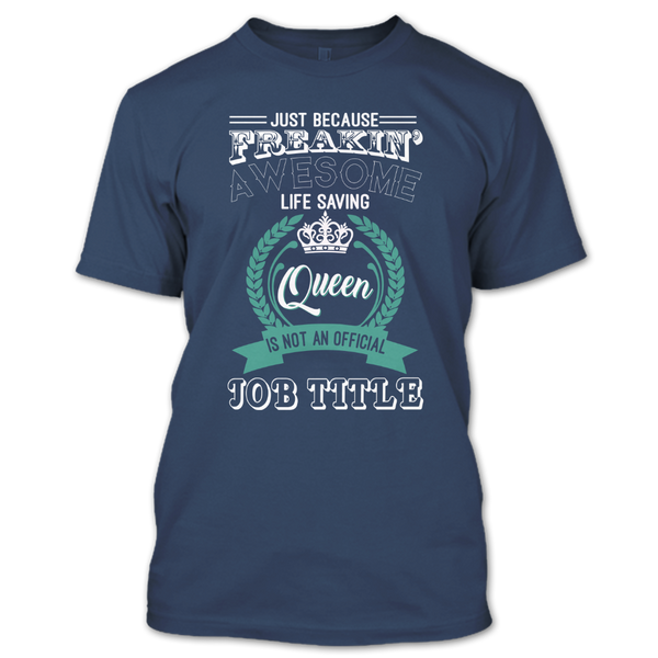 A black t-shirt with the shopify logo