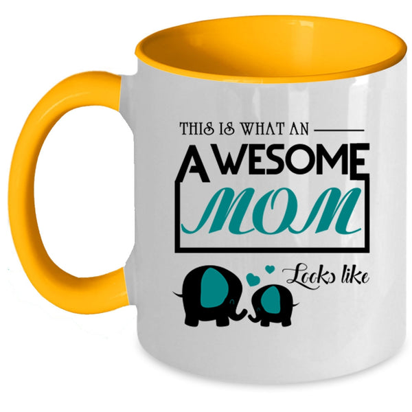 Best Gift For My Mom Coffee Mug, Mom Accent Mug