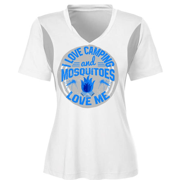 I Love Camping And Mosquitoes Love Me T Shirt, I Love Camping T Shirt, Awesome T-Shirts