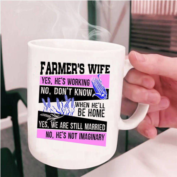 Gift For Wedding Coffee Mug, Farmer's Wife Cup