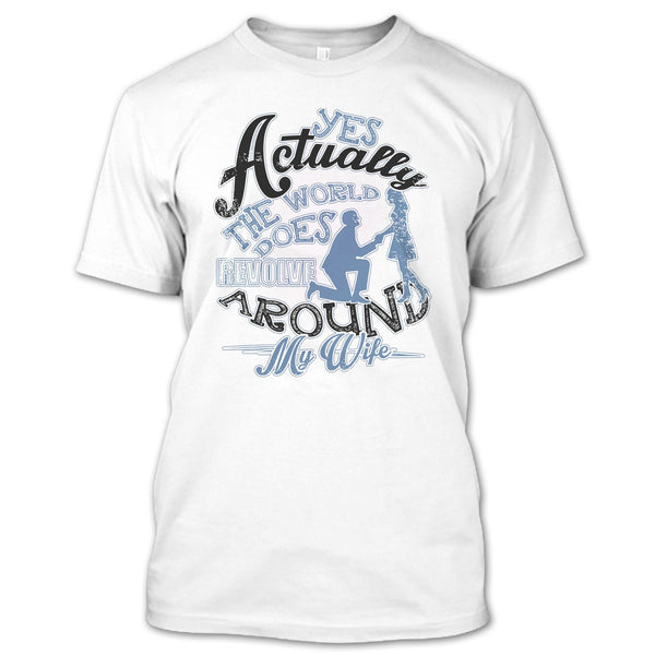 A black t-shirt with the shopify logo