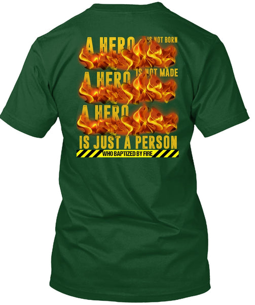 Who Baptized By Fire T Shirt, Being A Cooker T Shirt
