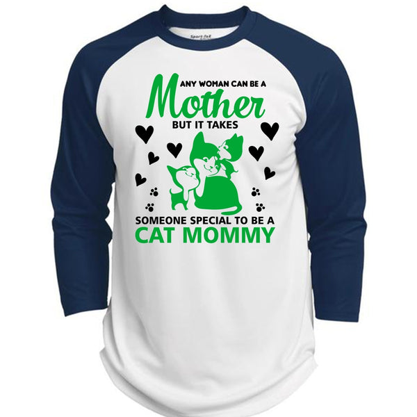 It Takes Someone Special To Be A Cat Mommy T Shirt, I Love My Cat T Shirt  (Polyester Game Baseball Jersey)