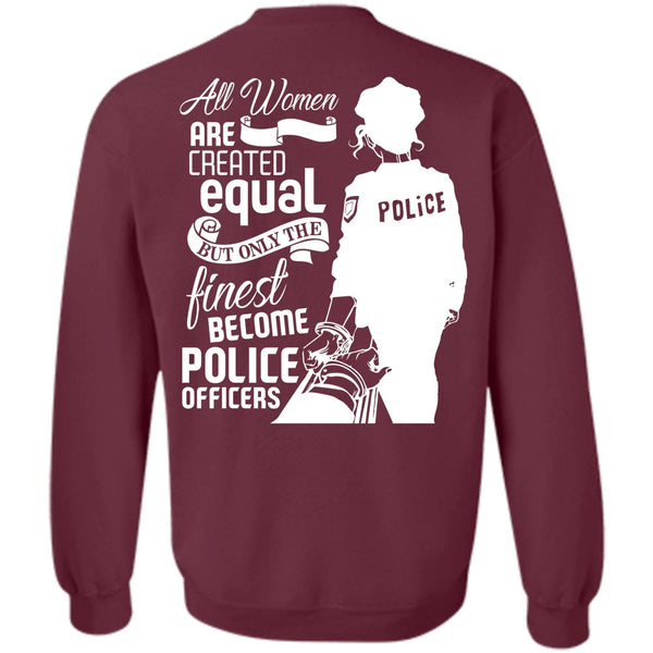 Become Police Officer T Shirt, I Love Police Sweatshirt