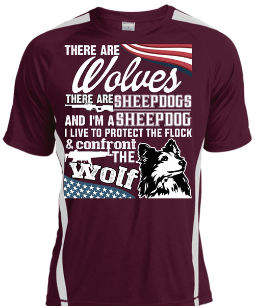 Confront The Wolf T Shirt, I'm A Sheepdog T Shirt, Cool Shirt