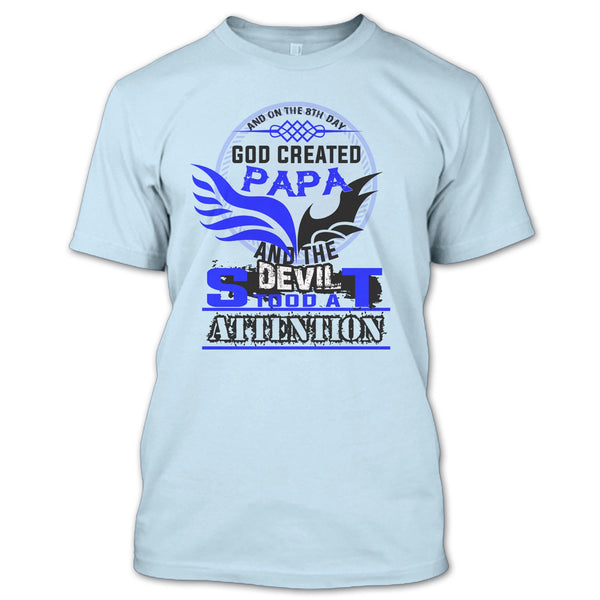 A black t-shirt with the shopify logo