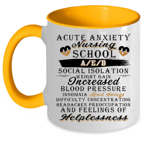 Cool Gift For Nurses Coffee Mug, Nursing School Accent Mug