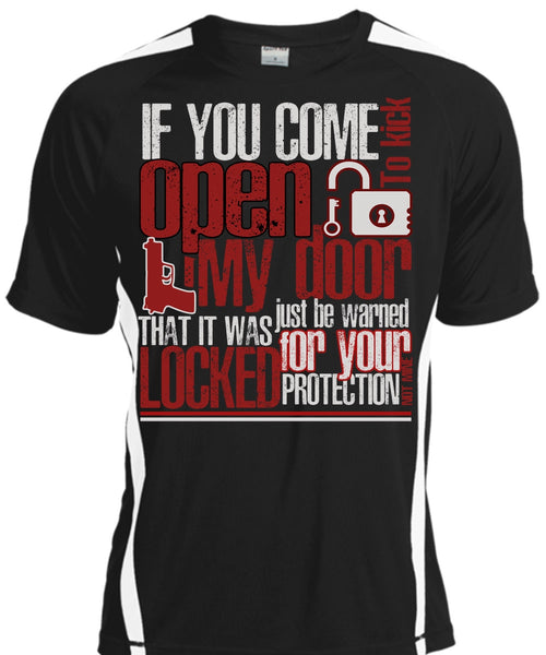 A black t-shirt with the shopify logo