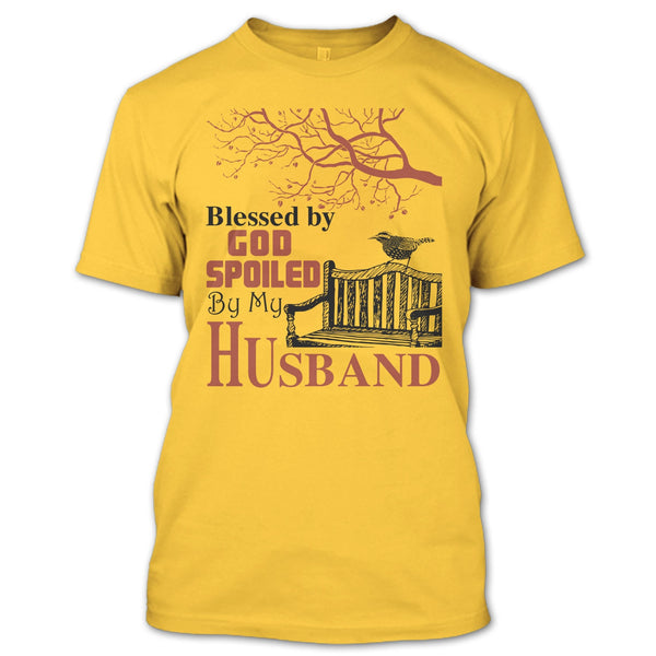 Blessed By God T Shirt, Gift For Wife T Shirt