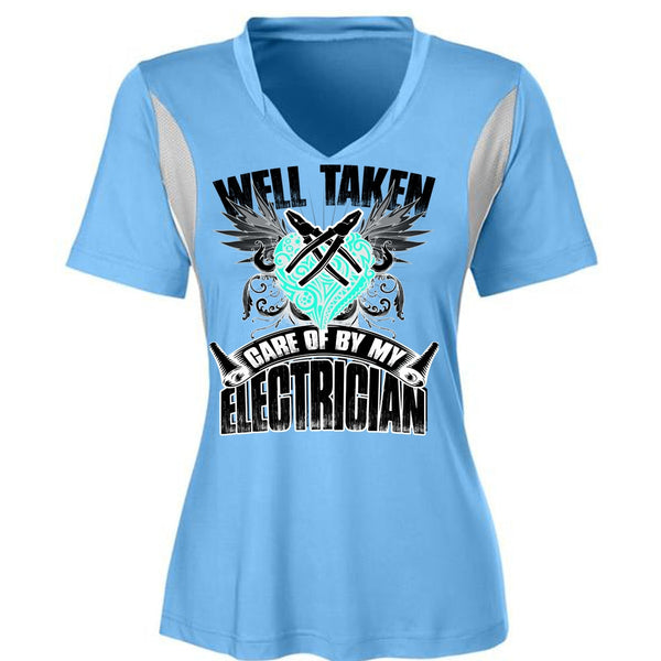 Care Of By My Electrician T Shirt, I Love Electrician T Shirt, Awesome T-Shirts