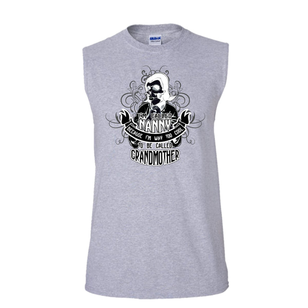 I Called Nanny T Shirt, Coolest Grandmother T Shirt, Awesome t-shirts (Men's Cotton Sleeveless)