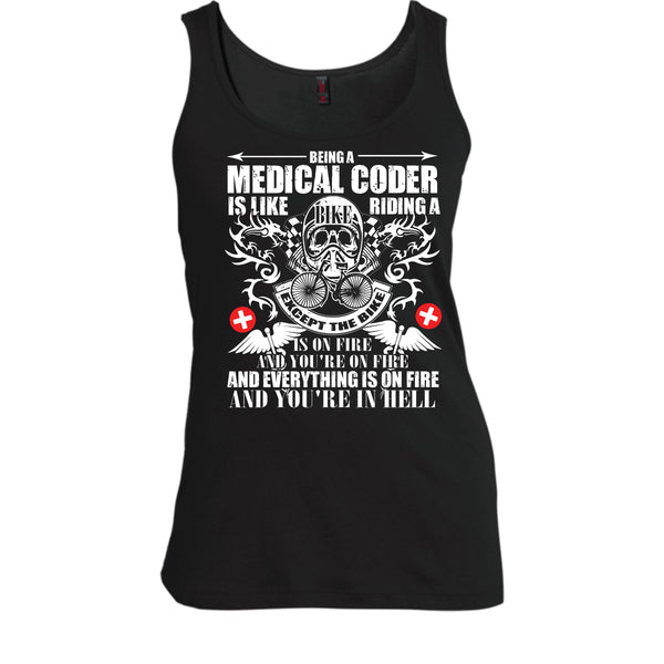Being A Medical Coder T Shirt, Like Riding A Bike T Shirt, Cool T Shirt