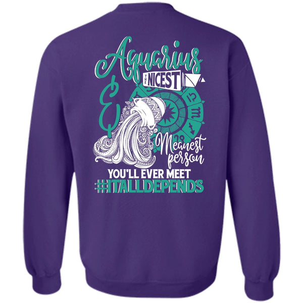 Being An Aquarius T Shirt, I Love Aquarius Sweatshirt