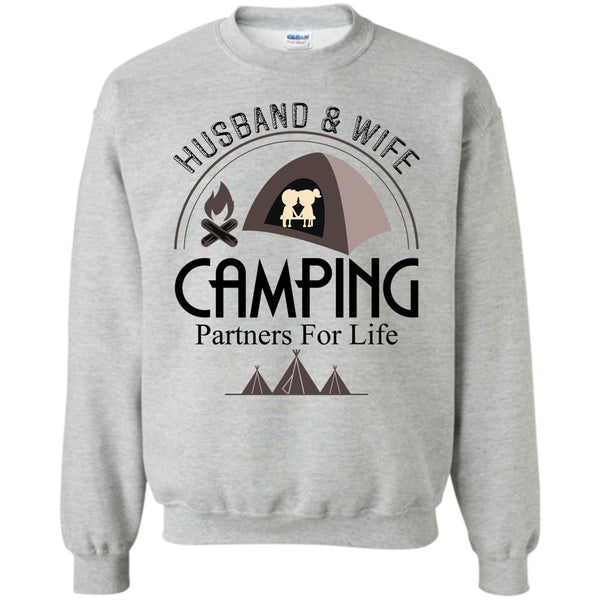 Coolest Camping Couple T Shirt, Husband & Wife Sweatshirt