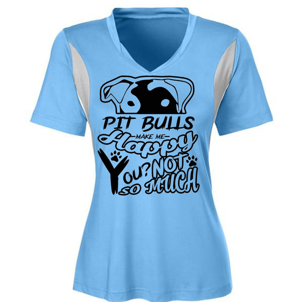 Pit Bulls Make Me Happy You T Shirt, I Love Dog T Shirt, My Favorite T Shirt