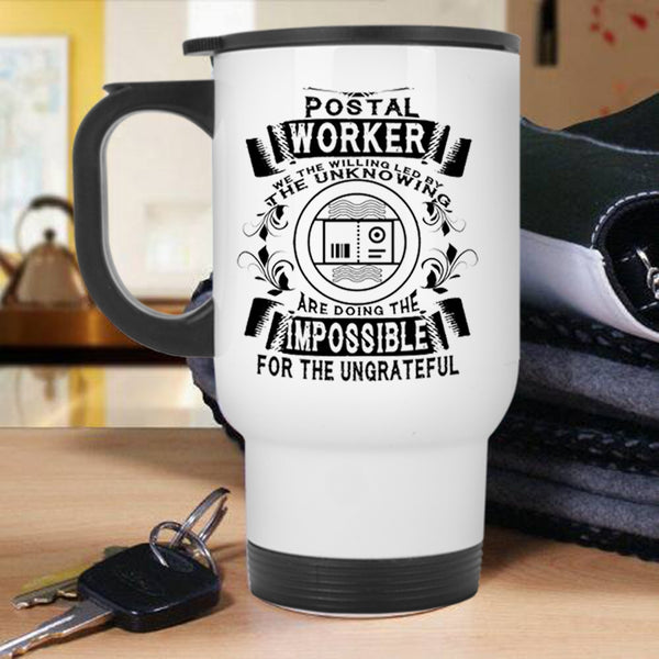 Cool Gift For Postal Worker Travel Mug, Postal Worker Mug