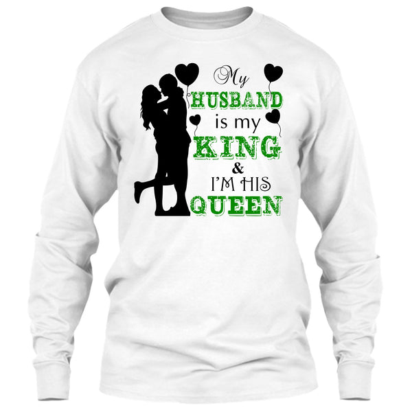 My Husband Is My King T Shirt, Gift For Wife T Shirt