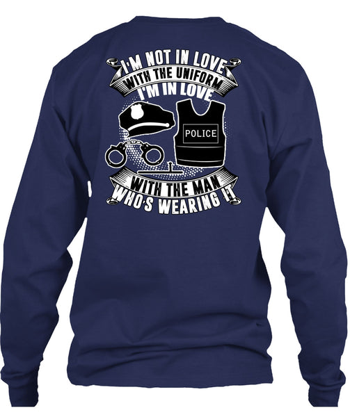 I'm In Love Police With The Man T Shirt, I'm Not In Love T Shirt