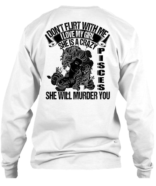 She Is A Crazy Pisces T Shirt, I Love Pisces T Shirt