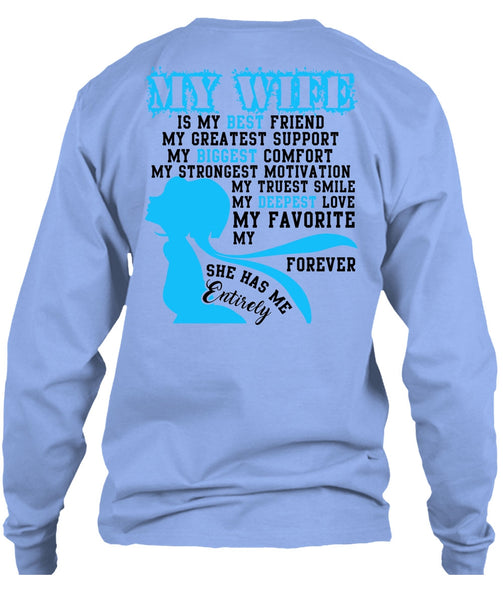 My Wife Is My Best Friend T Shirt, I Love Wife T Shirt