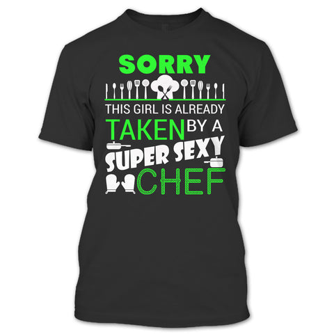 A black t-shirt with the shopify logo