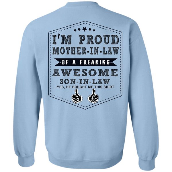 Being A Lawyer T Shirt, I'm Proud Mother In Law Sweatshirt