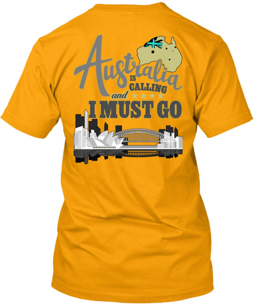 Australia Is Calling T Shirt, I Love Australia T Shirt