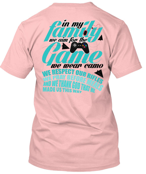 We Aim For The Game T Shirt, I Love Gaming T Shirt