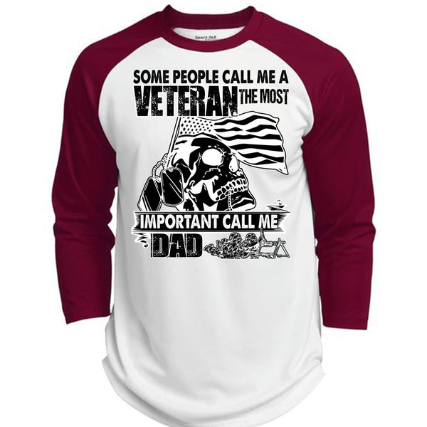 The Most Important Call Me Dad T Shirt, I Love Veteran T Shirt, Awesome T-Shirts  (Polyester Game Baseball Jersey)