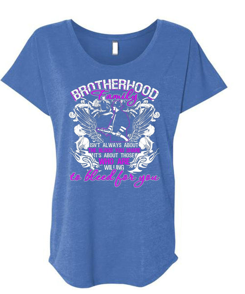 My Son Is Just A Firefighter T Shirt, Being A Firefighter T Shirt, Cool Shirt (Ladies' Triblend Dolman Sleeve)