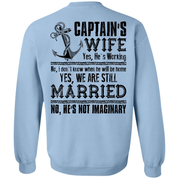 I Love Husband T Shirt, Captain's Wife Sweatshirt