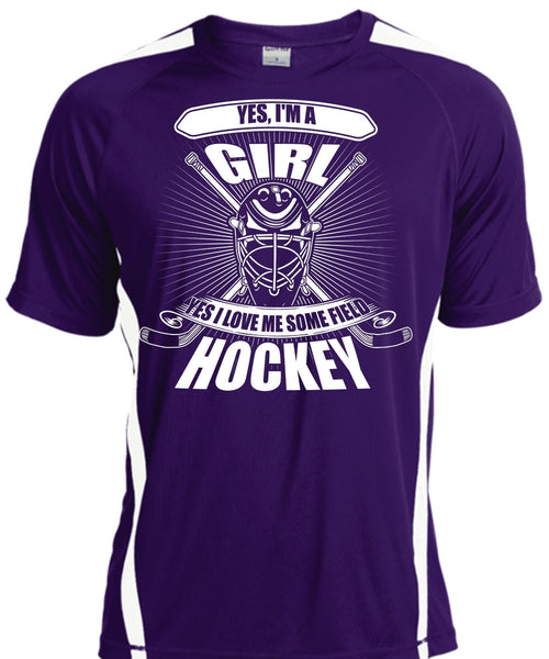 I'm A Girl T Shirt, I Love Me Some Field Hockey T Shirt, Cool Shirt