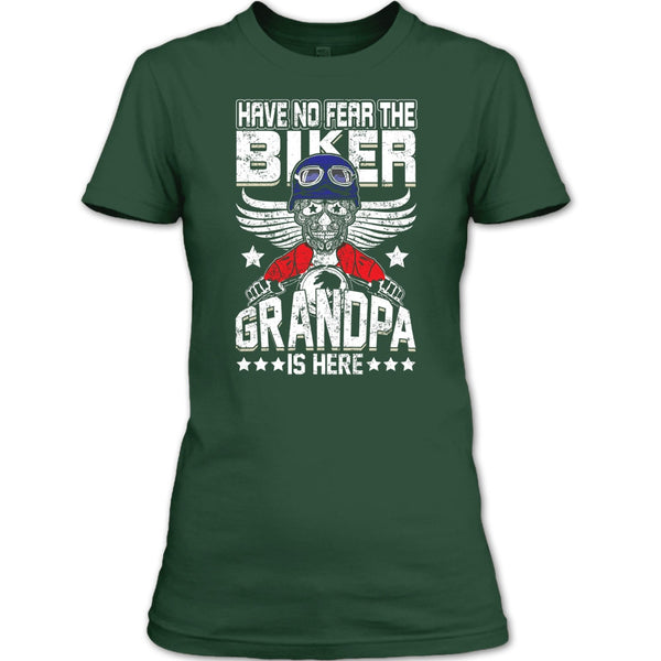 Have No Fear The Biker T Shirt, Coolest Biker Grandpa T Shirt