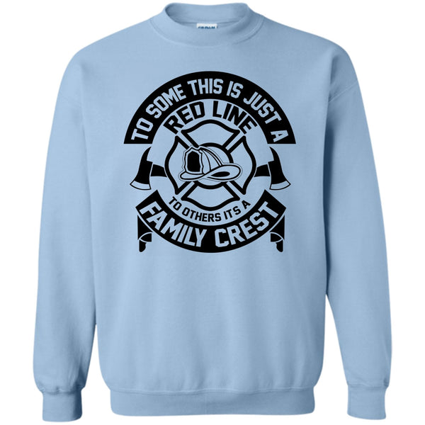 Coolest Firefighter T Shirt, This Is Just A Red Line Sweatshirt