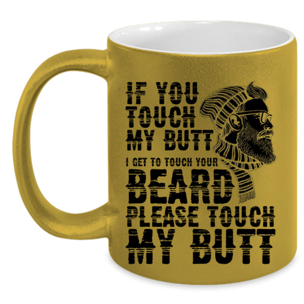 Funny Gift For My Daddy Coffee Mug, Funny Bearded Men Accent Mug