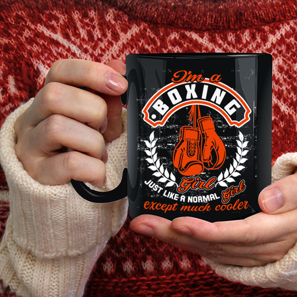 I'm A Boxing Girl Coffee Mug, Cool Gift For Boxing Girl Coffee Cup