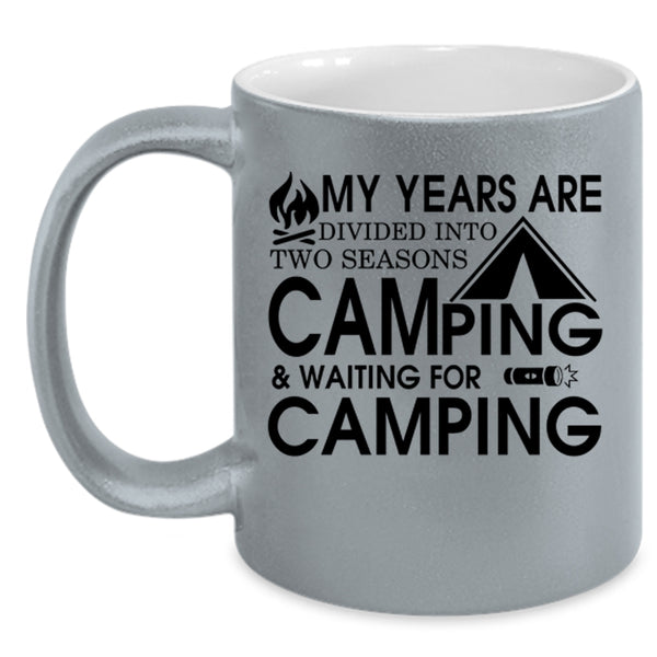 Waiting For Camping Coffee Mug, Camping Accent Mug