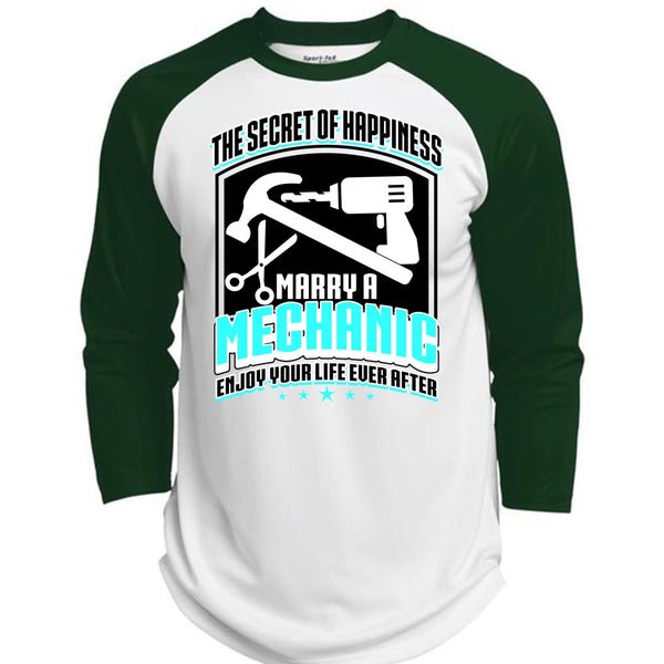 Marry A Mechanic T Shirt, I Love Mechanic T Shirt, Awesome T-Shirts  (Polyester Game Baseball Jersey)
