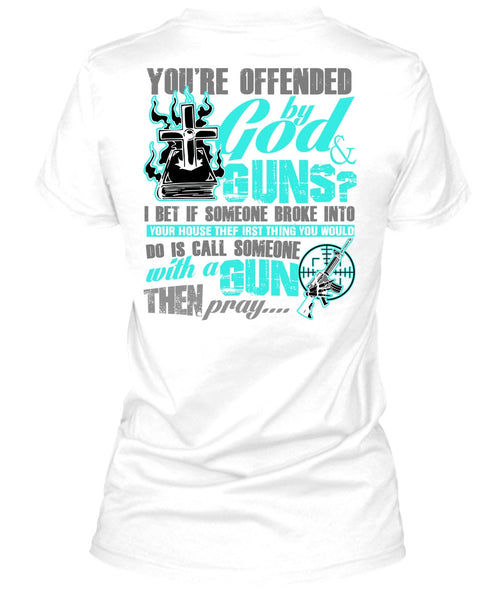 God And Guns T Shirt, I Love Gun T Shirt