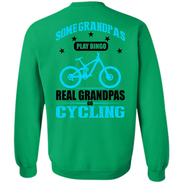 I Love Biking T Shirt, Real Grandpas Go Cycling Sweatshirt